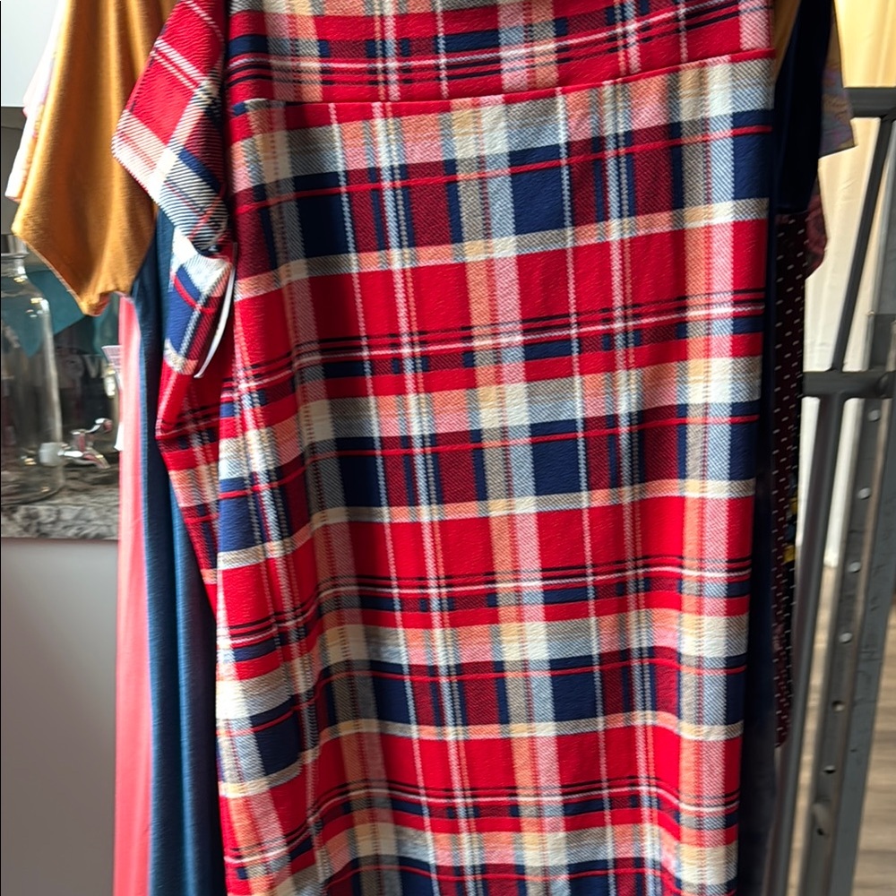 Red Plaid Dress